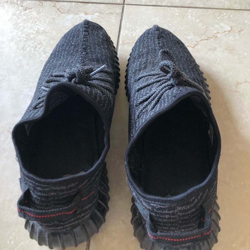 Dark grey yeezys